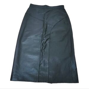 Vintage Leather Lined Skirt